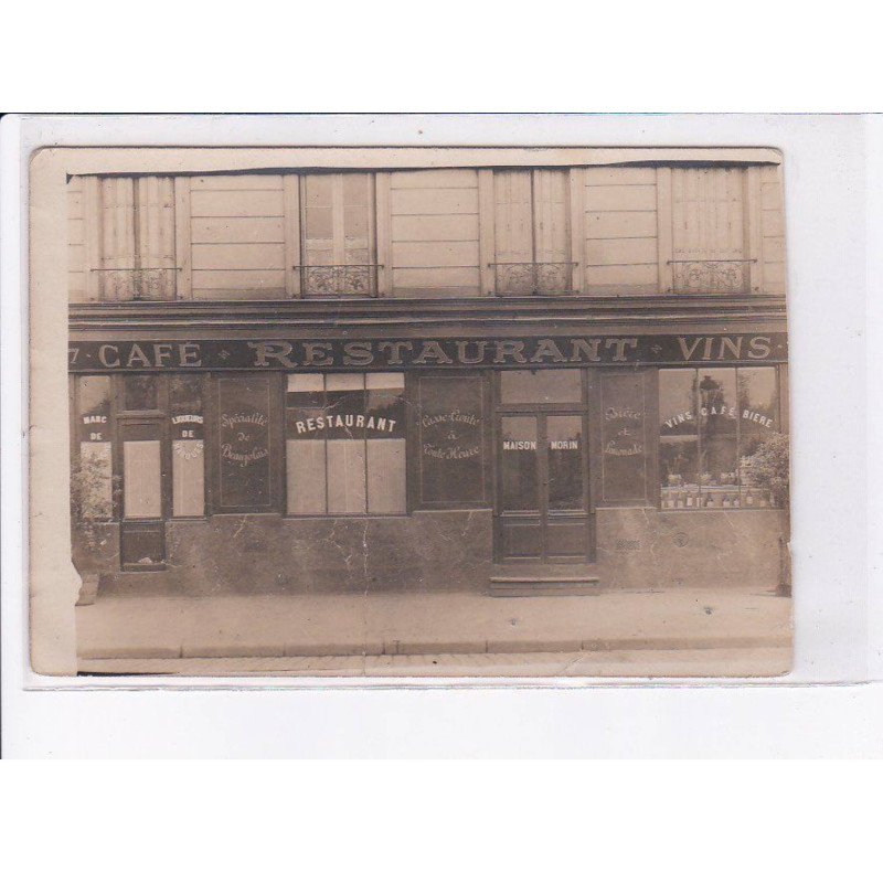 IVRY PORT: café-restaurant morin 7 quai d'ivry - état