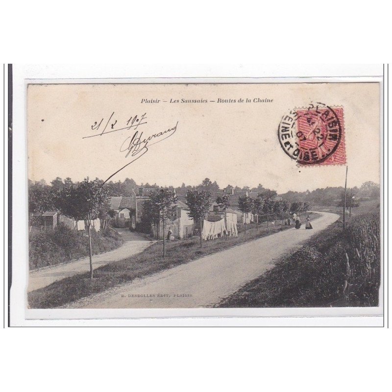PLAISIR : les saussaies, routes de la chaine - tres bon etat