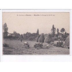 OINVILLE: le battage de blé 2e vue - très bon état