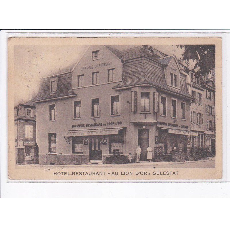 SELESTAT: hôtel-restaurant "au lion d'or" - très bon état