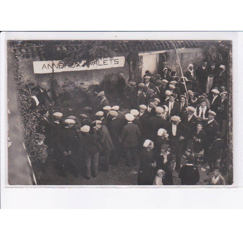 VENDEE: fête locale anneaux palets à identifier - très bon état