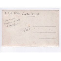 VENDEE: fête locale anneaux palets à identifier - très bon état