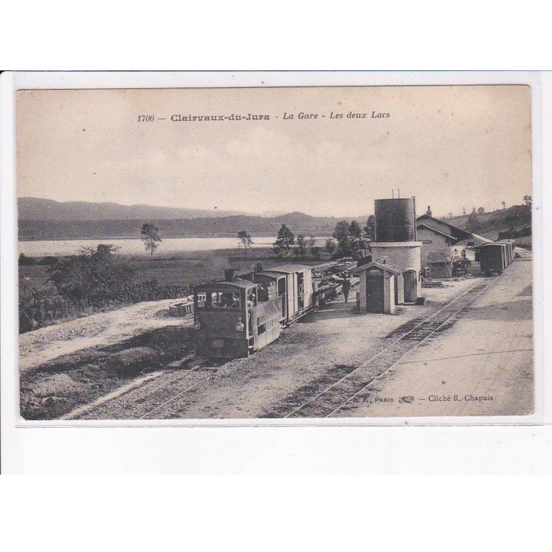 CLAIRVAUX-du-JURA: la gare, les deux lacs - très bon état