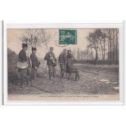 RAMBOUILLET : le roi de suede attendant la battue - tres bon etat