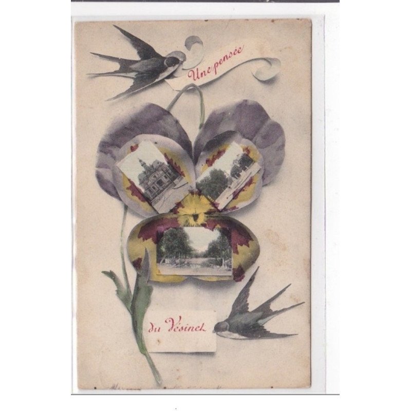 VESINET : une pensée de vesinet - tres bon etat