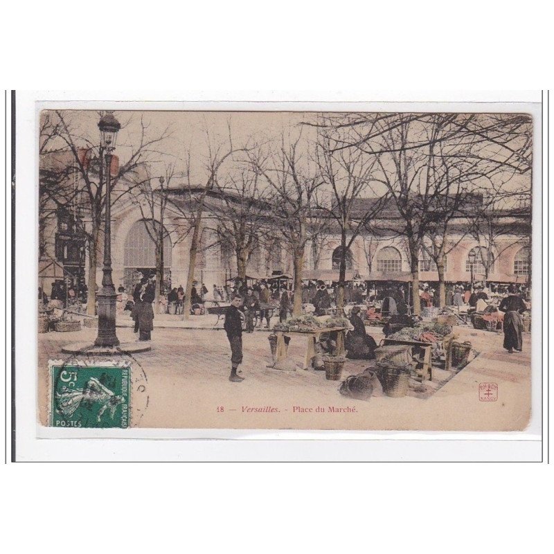 VERSAILLES : place du marché - etat