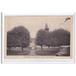 CHAUFOUR-les-BONNIERES : place de l'eglise - etat