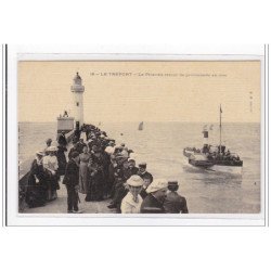 LE TREPORT : la picardie retour de promenade en mer - tres bon etat