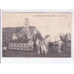 COURVILLE: 1909, cavalcade, le char du biberon - très bon état