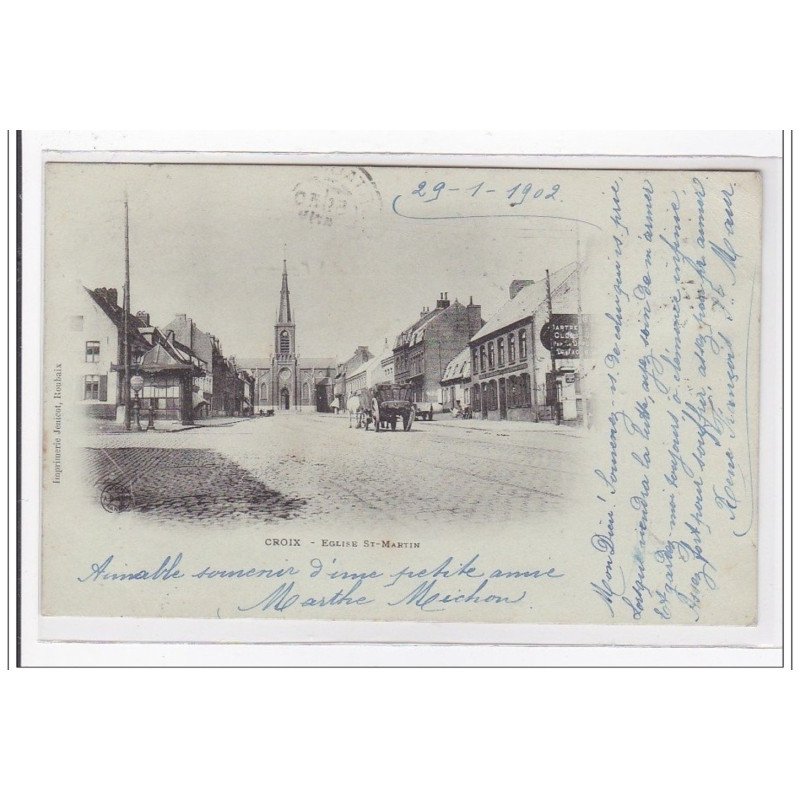 CROIX : eglise st-martin - tres bon etat