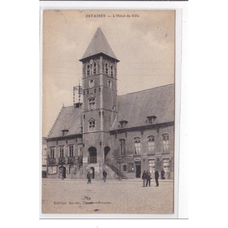 ESTAIRES : l'hotel-de-ville - tres bon etat
