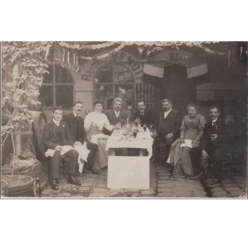 PARIS : carte photo de la halle aux vins -R.BENOIT - rue de Touraine - 5ème arr - très bon état