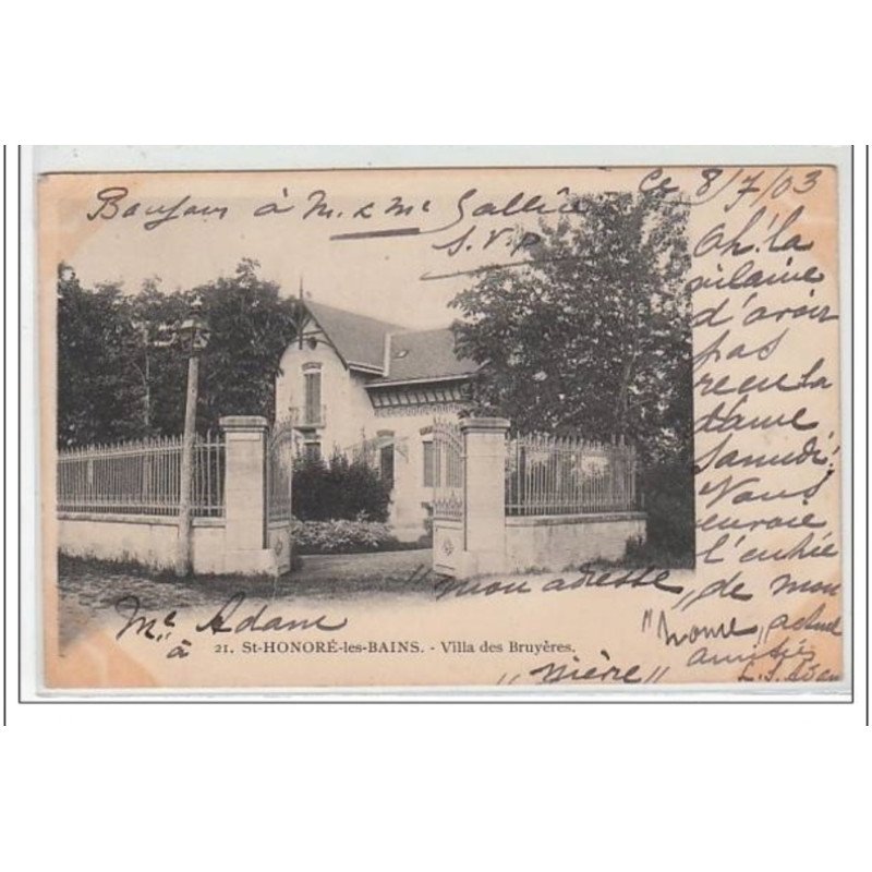 SAINT HONORE LES BAINS - très bon état