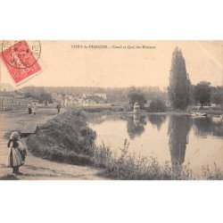 VITRY LE FRANCOIS - Canal et Quai des Minimes - très bon état
