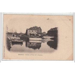 HAUTMONT : écluse et pont de la Sambre - très bon état