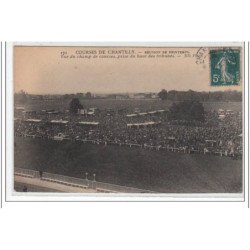 COURSES DE CHANTILLY : réunion de Printemps - vue du champ de courses - très bon état