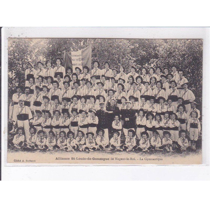 NOGENT-le-ROI: alliance saint-louis-de-gonzague, la gymnastique - très bon état