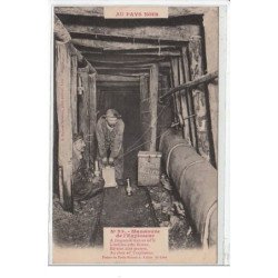 AU PAYS NOIR : manoeuvre de l'exploseur - MINES - très bon état