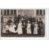 carte photo d' un mariage d'enfants à identifier (photograpge Saint Quentin et Fargniers - très bon état