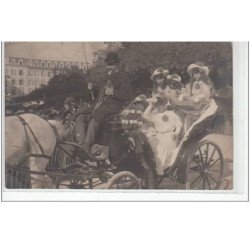 DEAUVILLE - TROUVILLE : carte photo vers 1900 - bon état (légers plis visibles au dos)