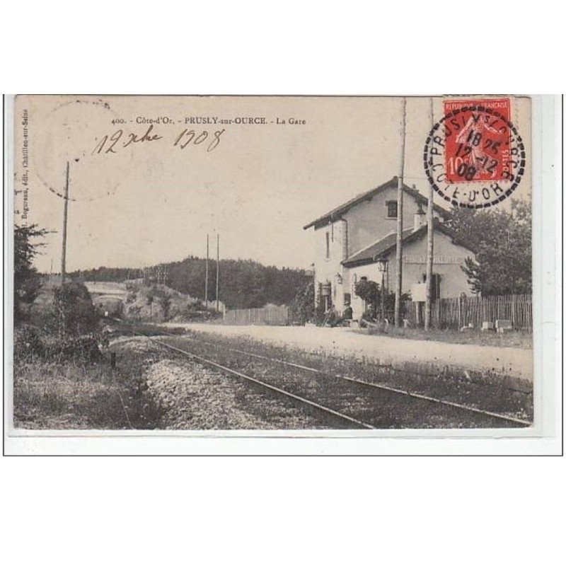 PRUSLY sur OURCE : la gare - très bon état