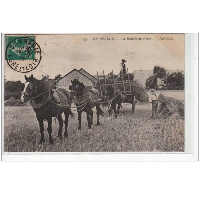 EN BEAUCE : la rentrée des foins  - très bon état