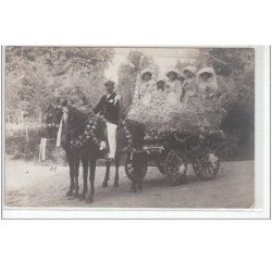 LUCHON : carte photo de la bataille des fleurs  - très bon état