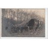 environs de BLOIS : carte photo du déraillement du train en 1904 - très bon état