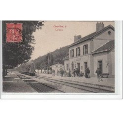 CHEVILLON : la gare - bon état (un coin plié)