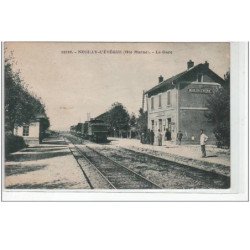 NEUILLY L'EVEQUE : la gare - état (plusieurs pliures)