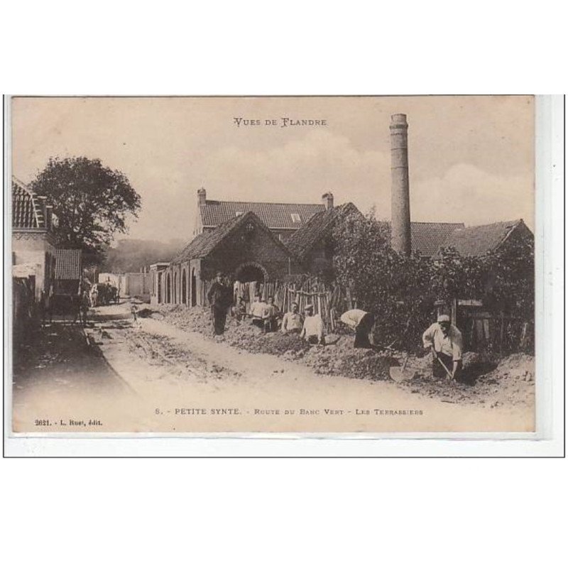 PETITE SYNTE : les terrassiers sur la route du banc vert - très bon état (légères traces au dos)