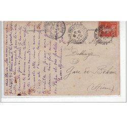 carte photo à localiser (funérailles) - bon état (traces au dos)