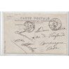 ORROUY : carte photo d'un manège pendant une fête au village vers 1907 - très bon état