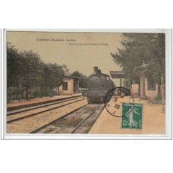 FAVERNEY : la gare (édition toillée) - très bon état