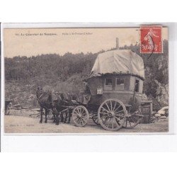SAUGUES - Le courrier de Saugues - Halte à St-Privat-d'Allier - très bon état