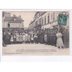 BAR-sur-SEINE: occupée militairement pendant les manifestations en champagne - très bon état