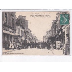 BAR-sur-SEINE: occupée militairelent pendant les manifestations en champagne, la troupe cantonnée - très bon état