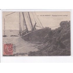 ILE DE BREHAT: équipage du bateau naufragé - très bon état