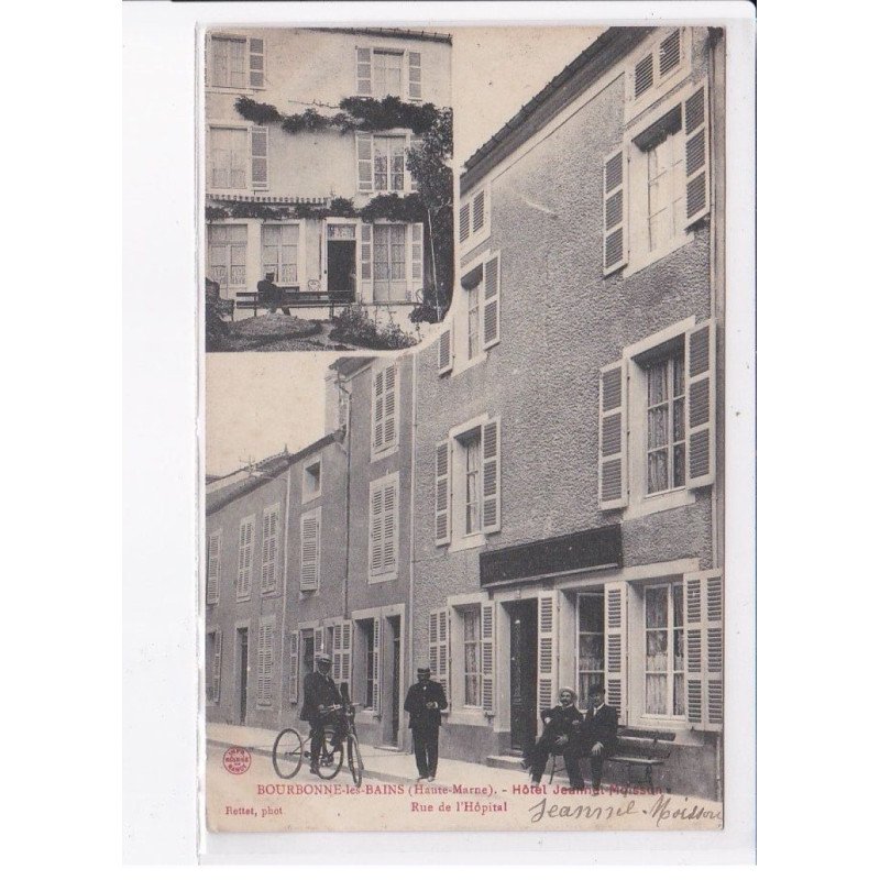 BOURBONNE-les-BAINS: hôtel jeannet moisson, rue de l'hôpital - très bon état