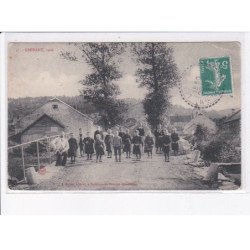 GRENANT: 1906, scène de village, enfants - état