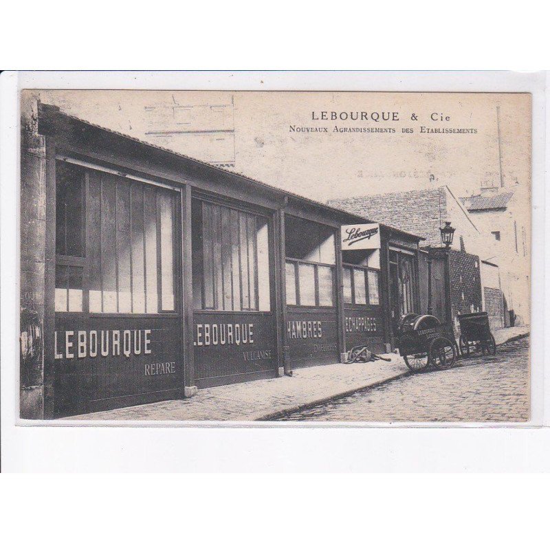 PARIS: 75015 lebourque et Cie, réparation de pneumatiques 10 rue belloni - très bon état