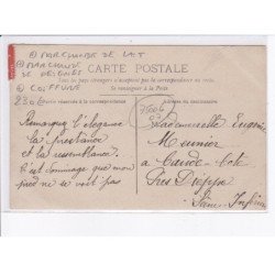 PARIS: 75006, marchande de lait, marchande de peignes, coiffure - état
