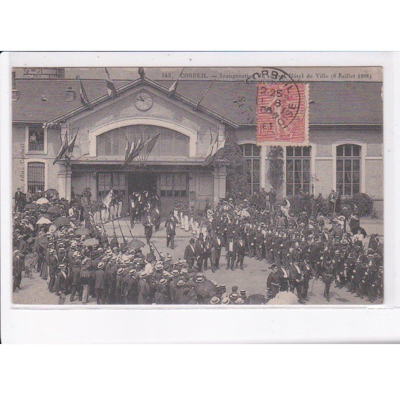 CORBEIL: inauguration du nouvel hôtel de ville - très bon état