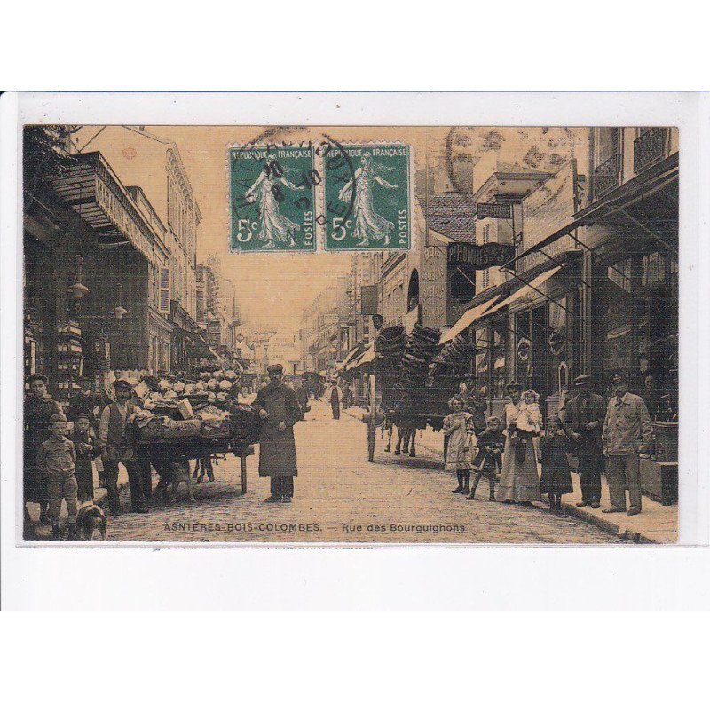 ASNIERES-BOIS-COLOMBES: rue des bourguignons - état