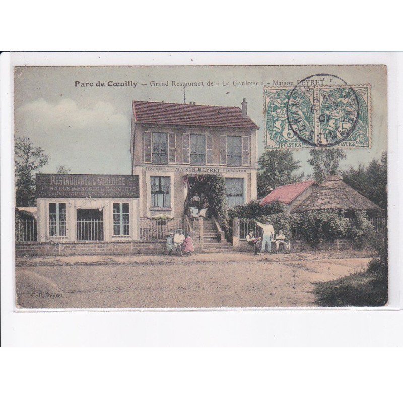 COEUILLY: parc de coeuilly, grand restaurant de "la gauloise" maison peyret - état