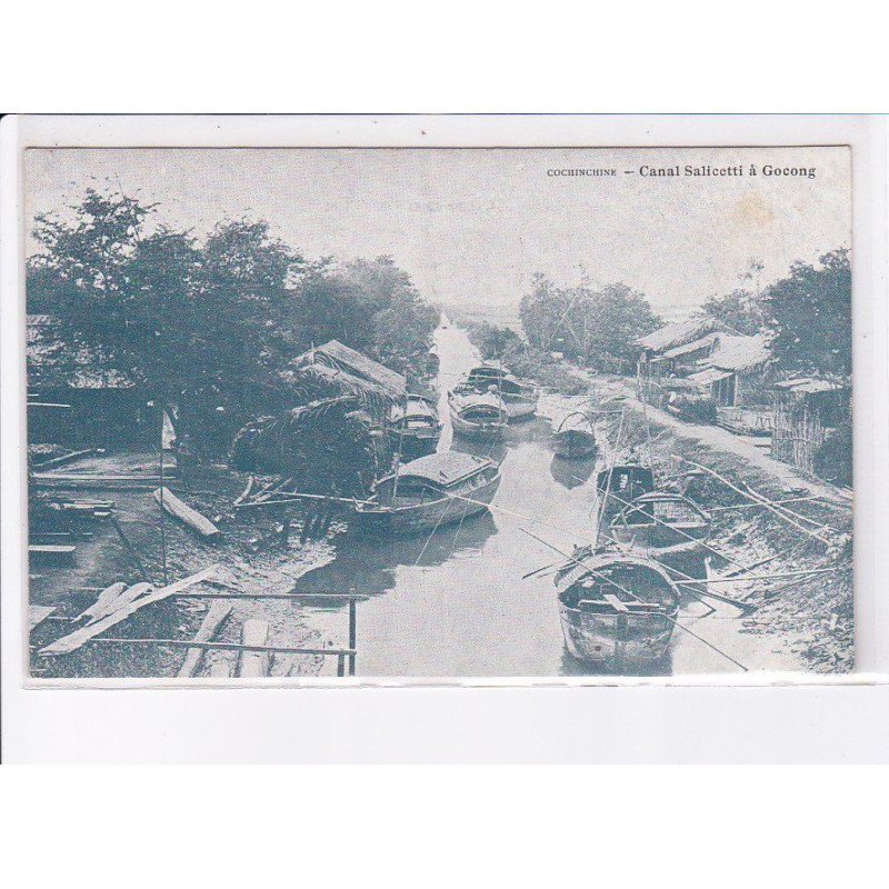 VIETNAM: COCHINCHINE: canal salicetti à gocong - très bon état
