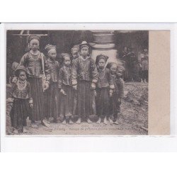 VIETNAM: TONKIN: muong khuong, groupe de femmes nouns venane au marché - très bon état