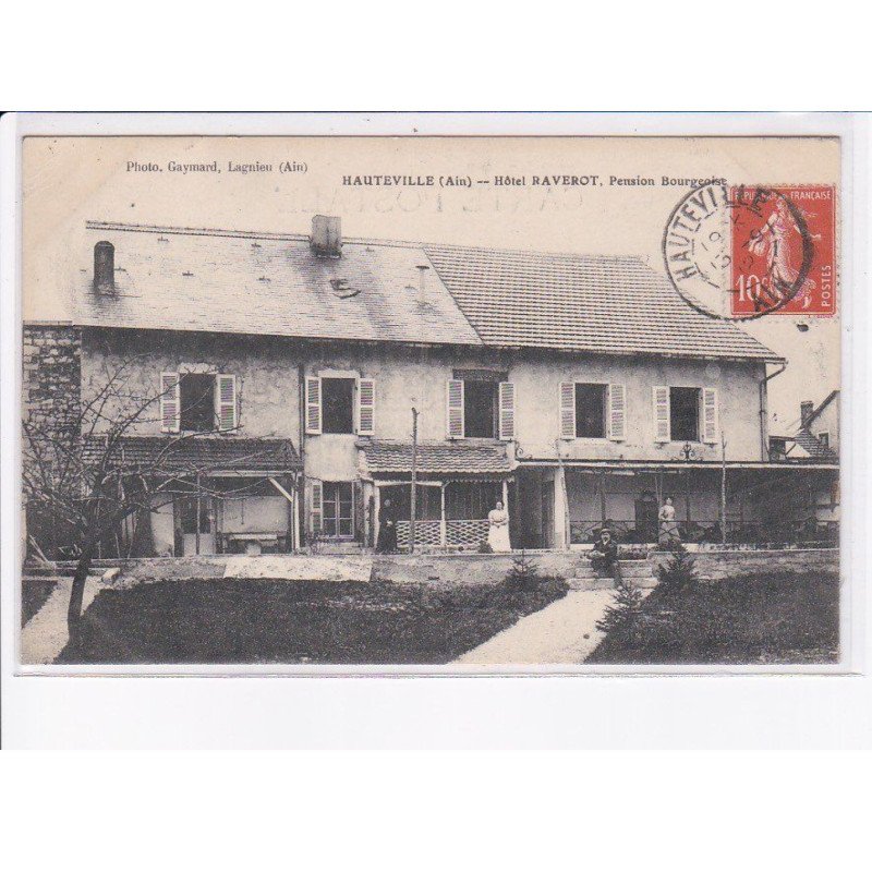 HAUTEVILLE: hôtel raverot, pension bourgeoise - très bon état