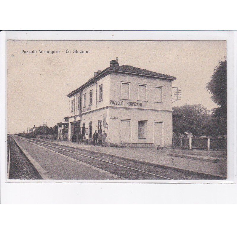 ITALIE: PIEMONT: gare, pozzolo formigaro, la stazione - très bon état