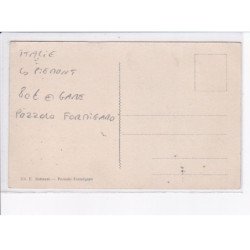 ITALIE: PIEMONT: gare, pozzolo formigaro, la stazione - très bon état